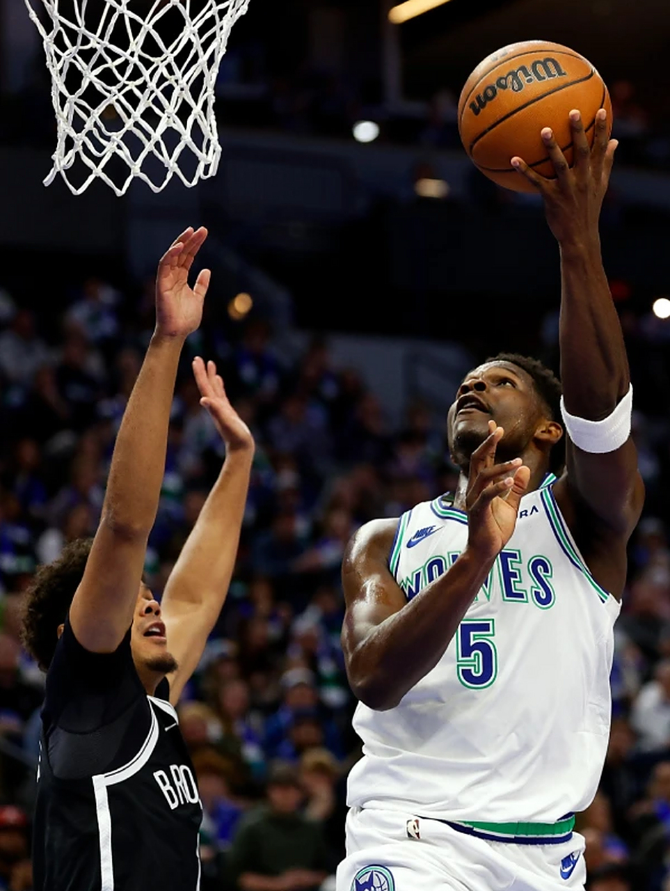 包含森林狼落败篮网，霍弗德23分全队少一员难以胜出的词条